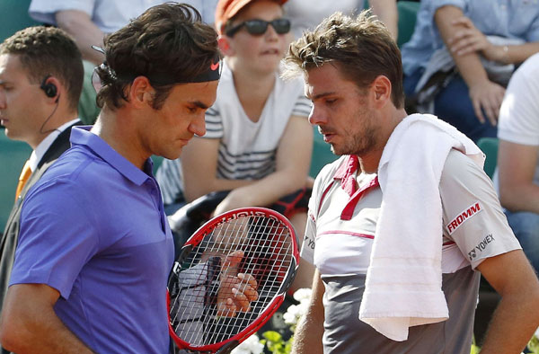 പുരുഷ സിംഗ്ള്‍സ് സെമി: ഫെഡറര്‍-വാവ്റിങ്ക ഏറ്റുമുട്ടല്‍